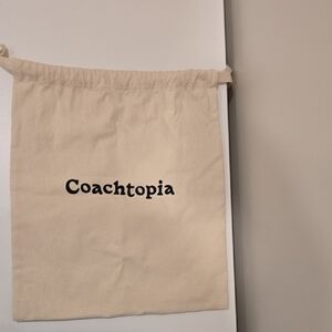 Coach Cream Drawstring Bag